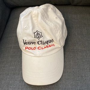 Veuve Clicquot Polo Classic white hat